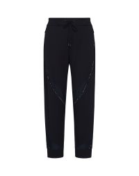 FIDGET: Joggers pants in navy blue tech jersey