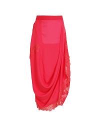 ENLIVEN: Satin, lace and organza skirt