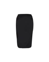SMARTY: Black tech pencil skirt