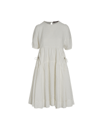 GOODWILL: Ivory short sleeve dress with very full skirt