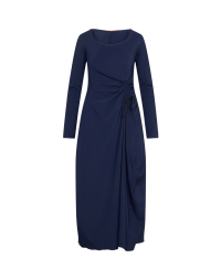 REMINDER: Royal blue Sensitive® dress with drawstring drape