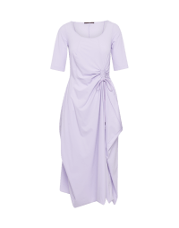 CHARMING: Lilac Sensitive® dress with drawstring drape