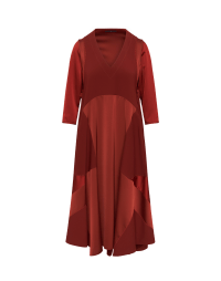 ASPIRE: Full flare-out matte and shine dress