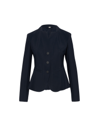 CHARISMATIC: Tailored V-neck jacket in technical jersey