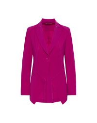 INTELLECT: Unstructured jacket in fuchsia Sensitive®