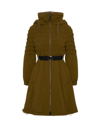 OBLIVION: Khaki parka with quilted bodice