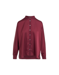 QUIETLY: Stand collar shirt with dolman sleeves