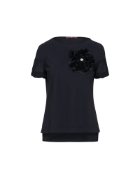 ACCENT: T-shirt con applicazione floreale