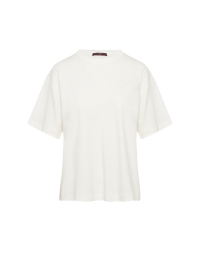 PRIDE: T-shirt in ivory cotton jersey