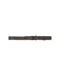 LUCKY: Clip buckle belt in mud suede and textured leather