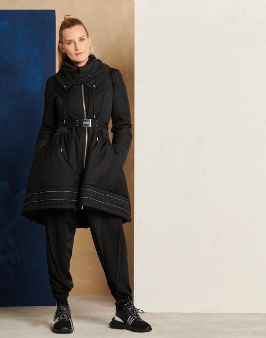 Giacca con decorazione WrFabiana Filippi in Cotone di colore Neutro Donna Abbigliamento da Cappotti da Cappotti lunghi e invernali 